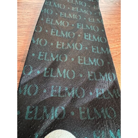 Vintage Silk Handmade Elmo Tie – Sesame Street Character Necktie - Picture 6 of 8